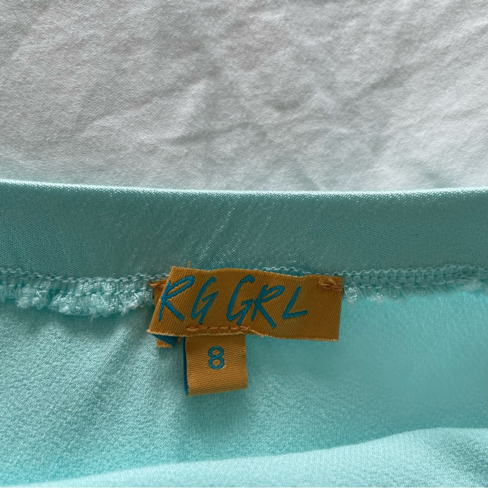 VRG GRL At The Afterparty Bias Cut Cami + Midi Skirt – Sky - Picture 12 of 12